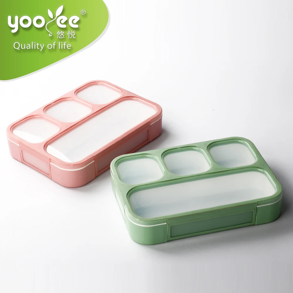 Новый продукт Shantou Yooyee пластиковый школьный Ланч-бокс герметичный с