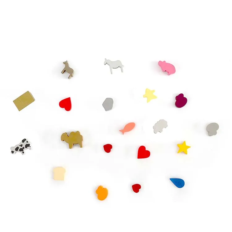Custom Board Game Pieces Wooden Game Token Pawns Toy Parts