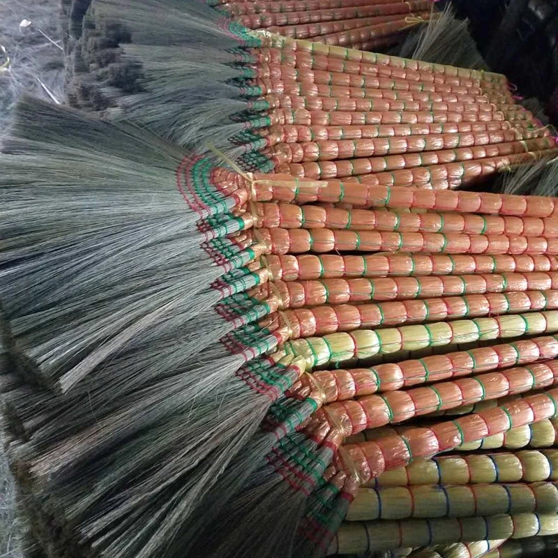 Grass brooms raw material china wholesale manufacturer eco-friendly for household grass broom