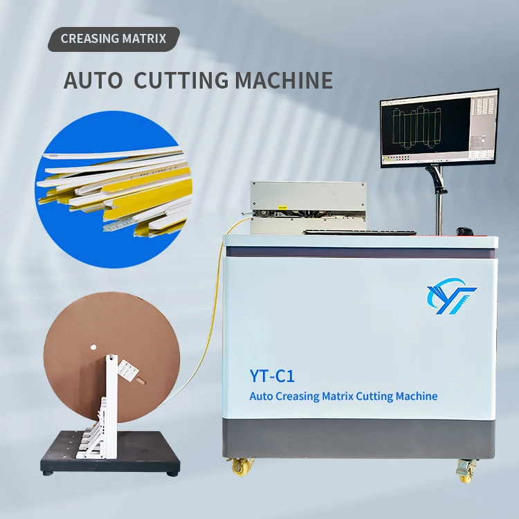 Automatic pvc creasing matrix cutting machine creasing matrix die cutter for sale