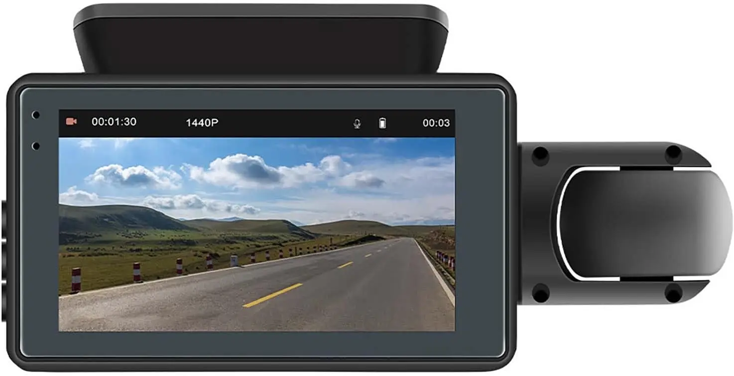 3.0 Inch Dash Camera Dual Lens With Rearview Camera Video Recorder Full HD 1080P Car Dvrs