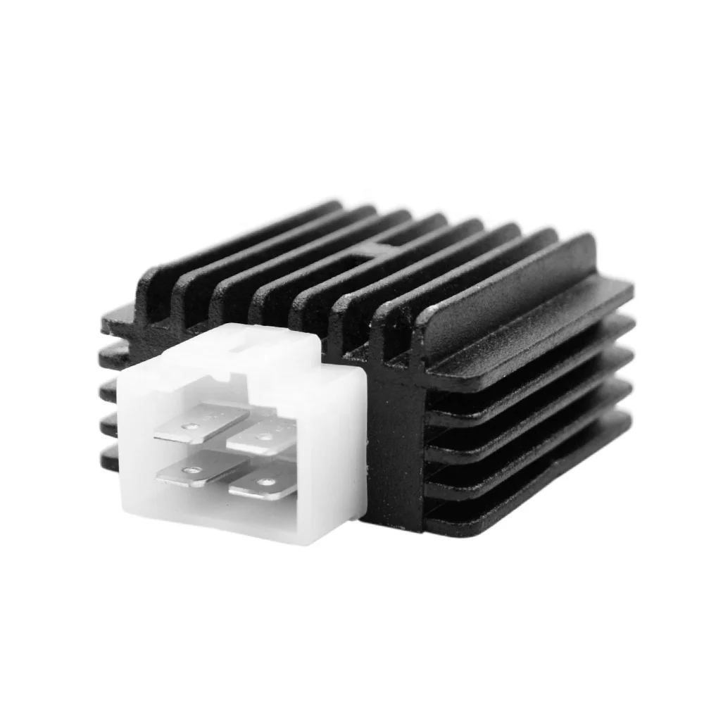 12V 4 Pin Motorcycle Rectifier Voltage Regulators Full-Wave for GY6 50cc 125cc 150cc Dirt Pit Bike Scooter ATV Go