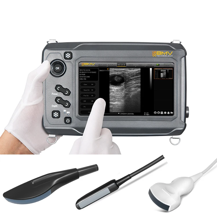 BestScan S6 Touch Handheld Veterinary Ultrasound Scanner System veterinary ultrasound for large animal scanning