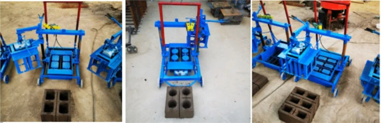 Block machine paver laying cement brick machinery price