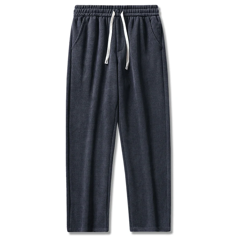 Wholesale OEM Natura lwork mens cargo Sweatpants Dyed Knitted Cotton Custom jogger designer cargo pants  for men