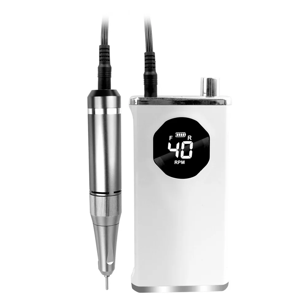 2023 Pink Gradient 40000 RPM Charging Beauty Removal Personal Polishing Nails Drill Machine Nail Drill Set by Danse