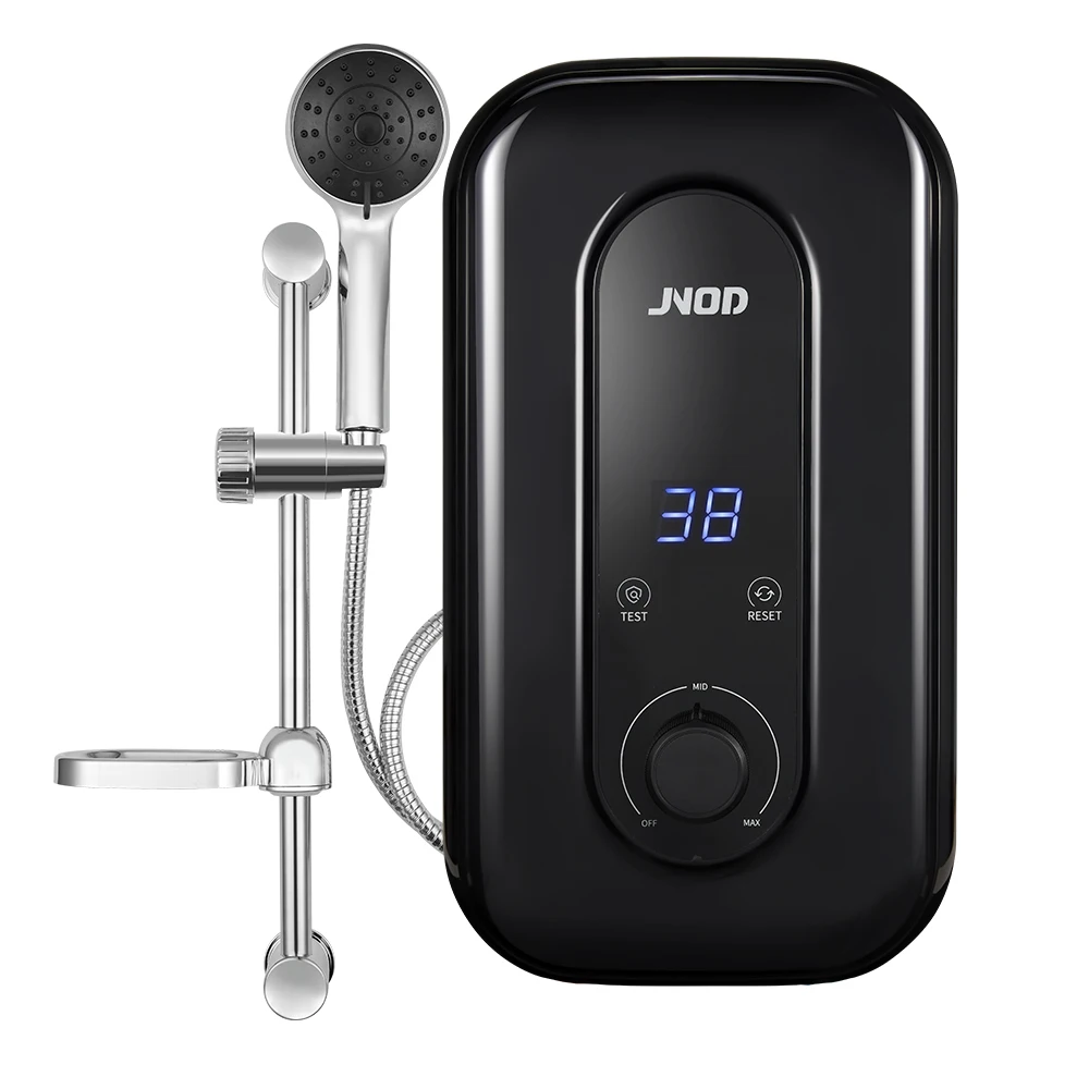 Knob Switch Touch Control ELCB Chauffe Eau Shower Heater Geyser Electric Instant Tankless Hot Water Heater