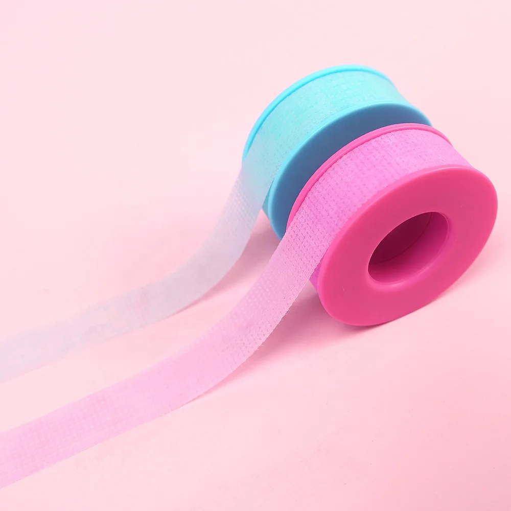 New Arriving lash factory silicone gel tape eyelash extensions sensitive lash tape pink blue black purple gel eyelash tape