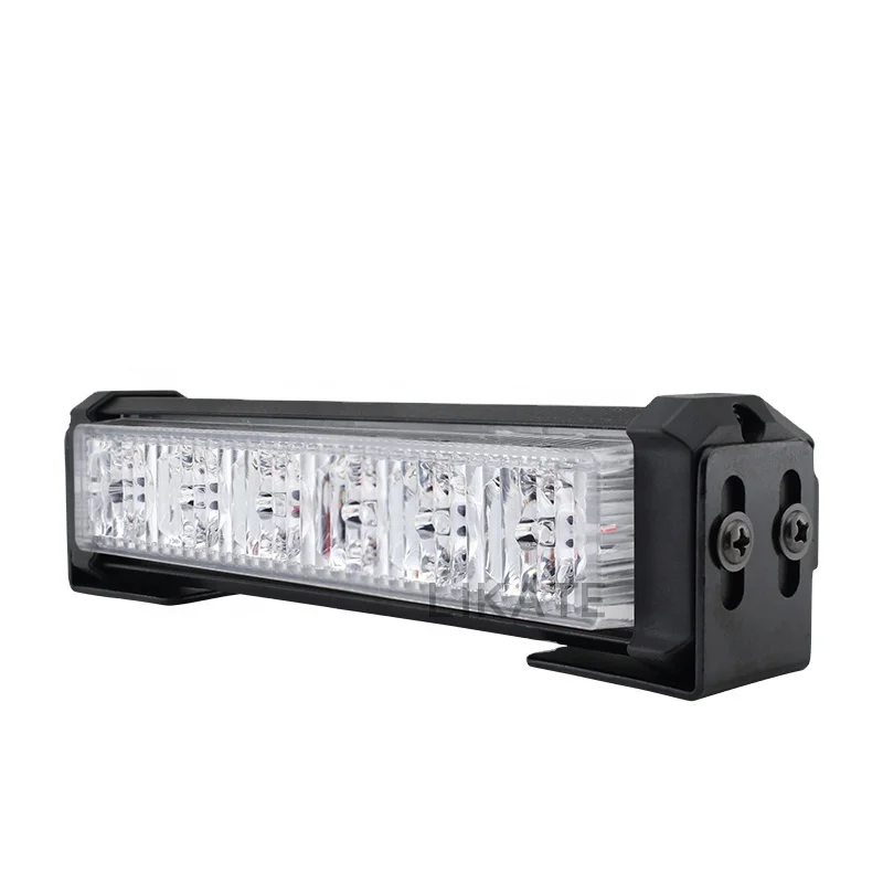 High quality 12V 6LED waterproof car flashing warning Led Amber Directional Warning Strobe Bar Light Led Traffic Advisor Lights
