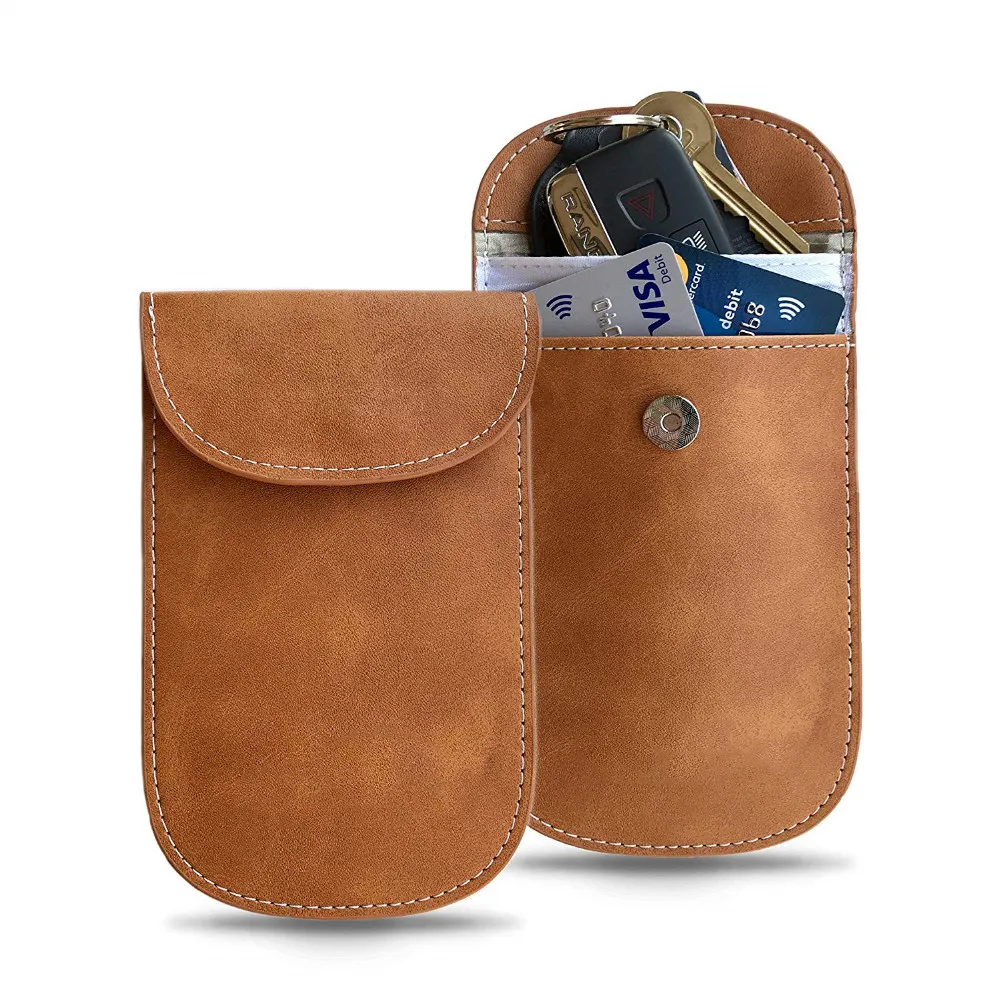 Anti Hack Jammer Signal Blocking Case Car Key RF Protector Pouch