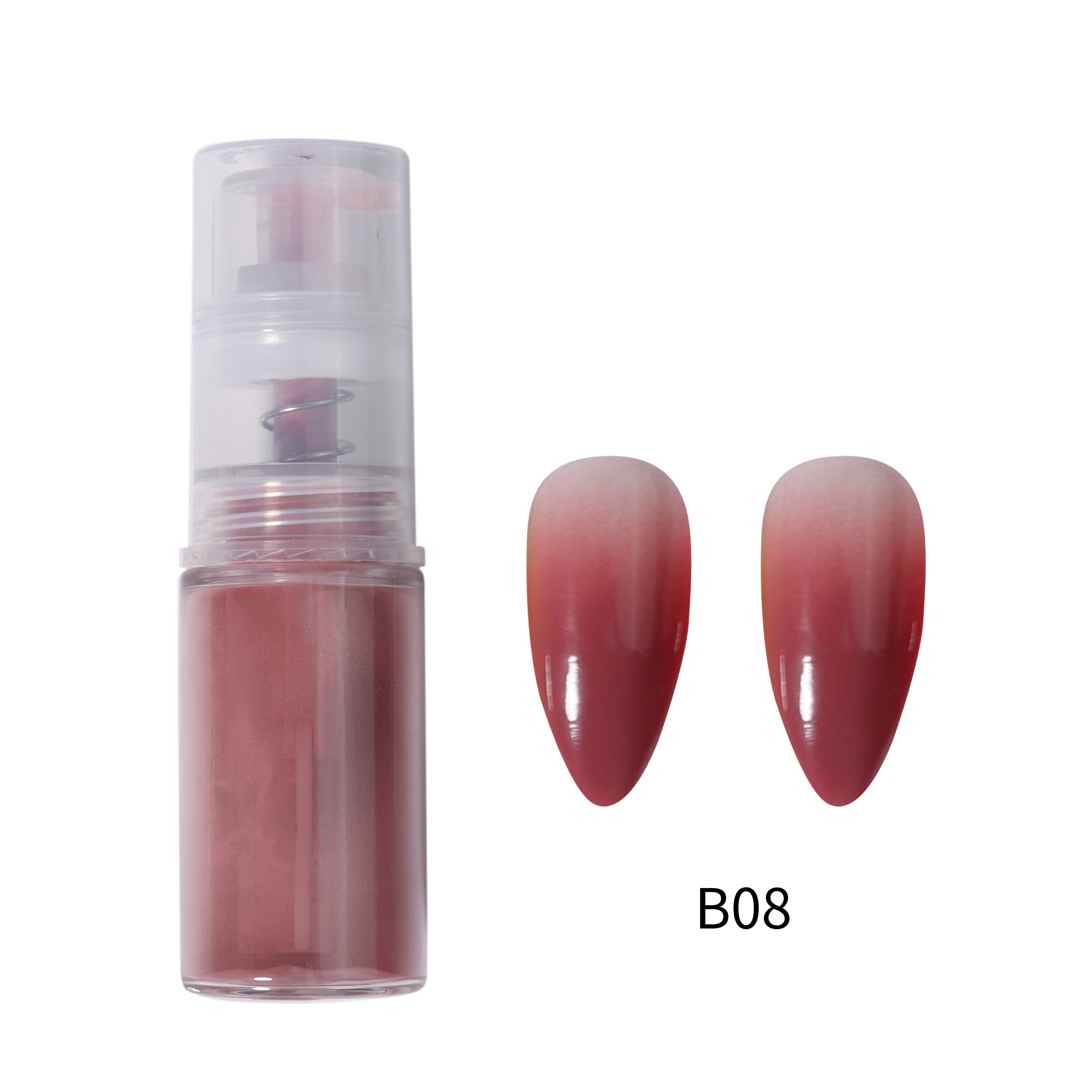 KNC Nail Pure Color B Ombre Spray Powder Nail Shadow Spray Mist Gradual Effective Pigment Powder With Spray Bottle