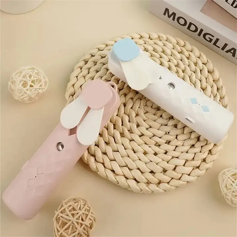 Лидер продаж перезаряжаемый Ручной usb-вентилятор многофункциональный мини-вентилятор водяного тумана портативный нано-спрей для лица с 2 скоростями