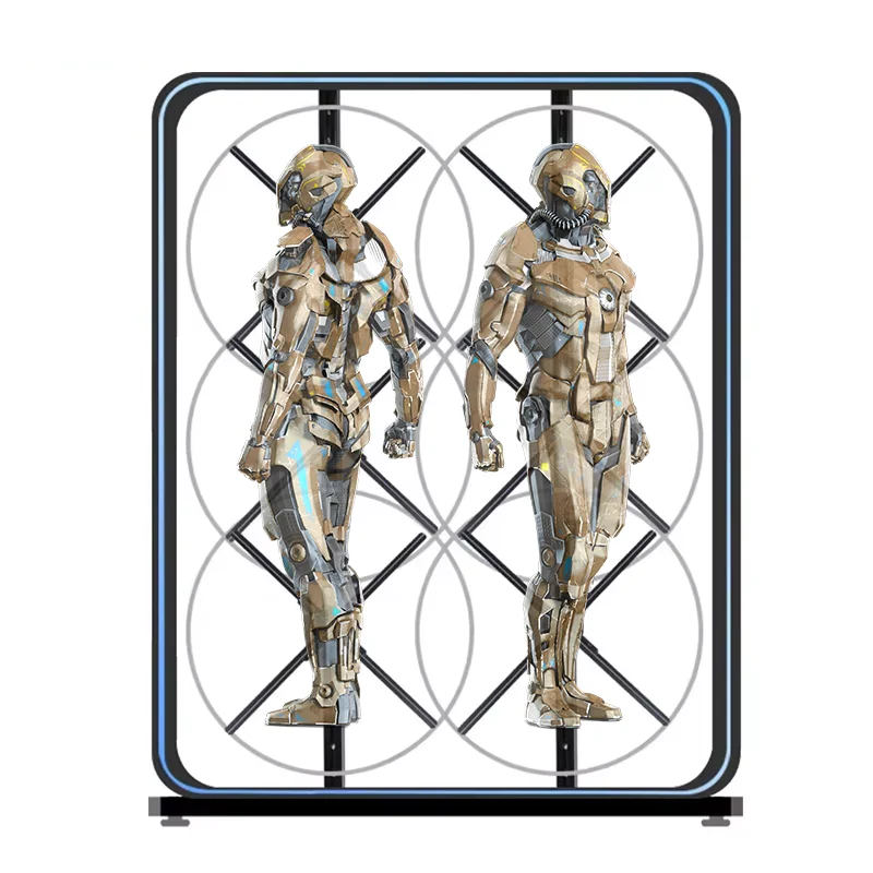 3D 2*3 Holograma 3D Splice Video 2x3 Projecteur Hologram 3D Hologram Projector Hologram Fan Holographic WIFI Cloud