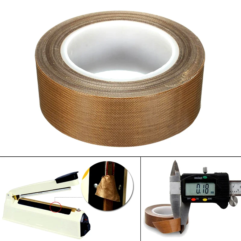 0.18Mm Chemical Resistance Demoulding Tape Jumbo Roll Ptfe Tape Ptfe Bronze Guide Tape