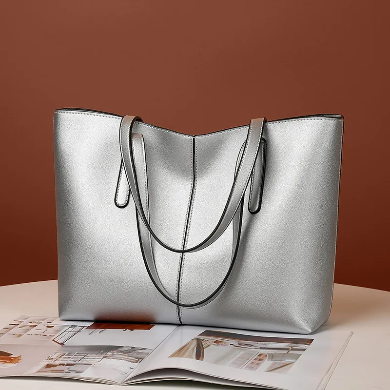 Hot Sale Black Leather Tote Bags Women Handbags Ladies Shoulder Sling Bag Women Big Totes Handbag Wholesale
