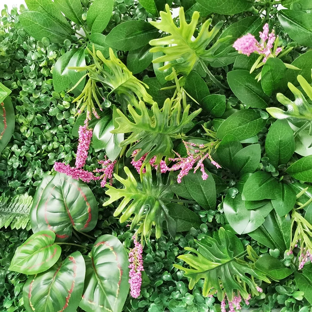 
High Quality Manufacture Plastic Artificial Boxwood Hedge Artificial Green Grass Wall For Garden/Shop/Hotel Decoration 