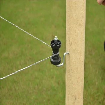 Corner Post Insulator Black Used For Corner Or End Of Fence Bobbin Fully Rotatable