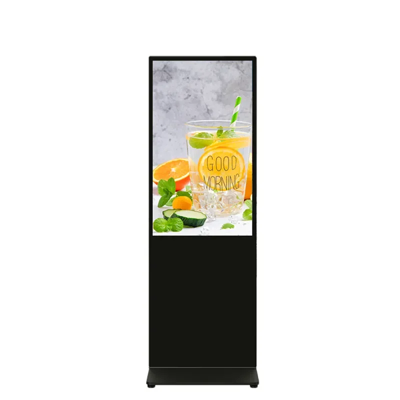 55 inches electronic standing digital signage store retail interactive wifi touch screen digital advertising display