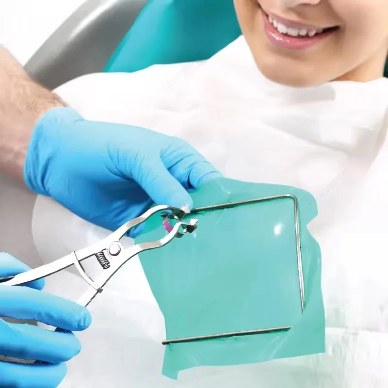 Dental Dam Latex Dental Rubber Dam Kit Set Dental Rubber Dam