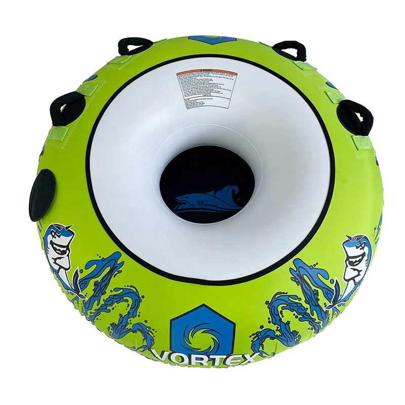 Cheap 1 Rider Inflatable Towable Round Lake Tube for Adults and Kids