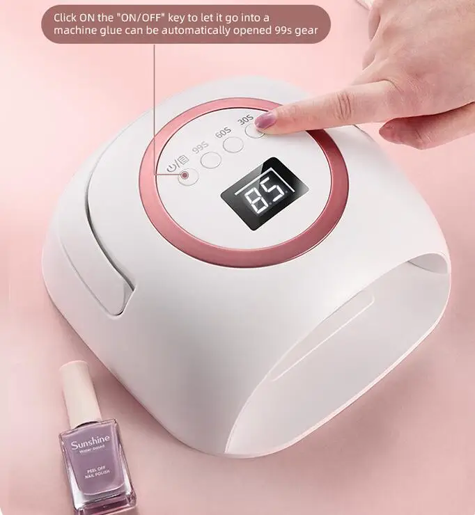 2021 Belmax Cordless Uv Led Nail Lamp 72w Rechargeable Nail Dryer Wireless Gel Polish Curing S40 Lamp