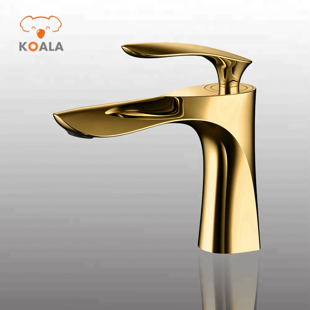 Nice Water-saving Venus Novelty Caravan Wc Solid Gold Fountain Chrome Gold-plated Bathroom Faucet