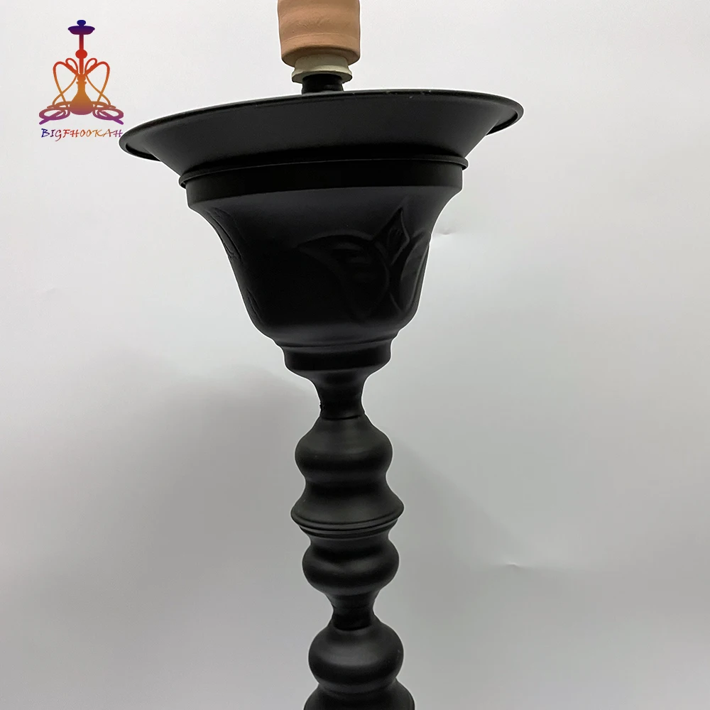 Big New Style Design Hokah Egyptian Egypt Smoking Pot Popular Stainless Steel Shisha Hookah