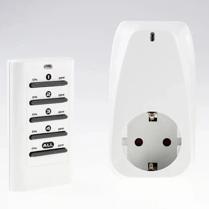 Стандартное заземление 433,92 MHZ 240V Беспроводной RF пульт дистанционного управления