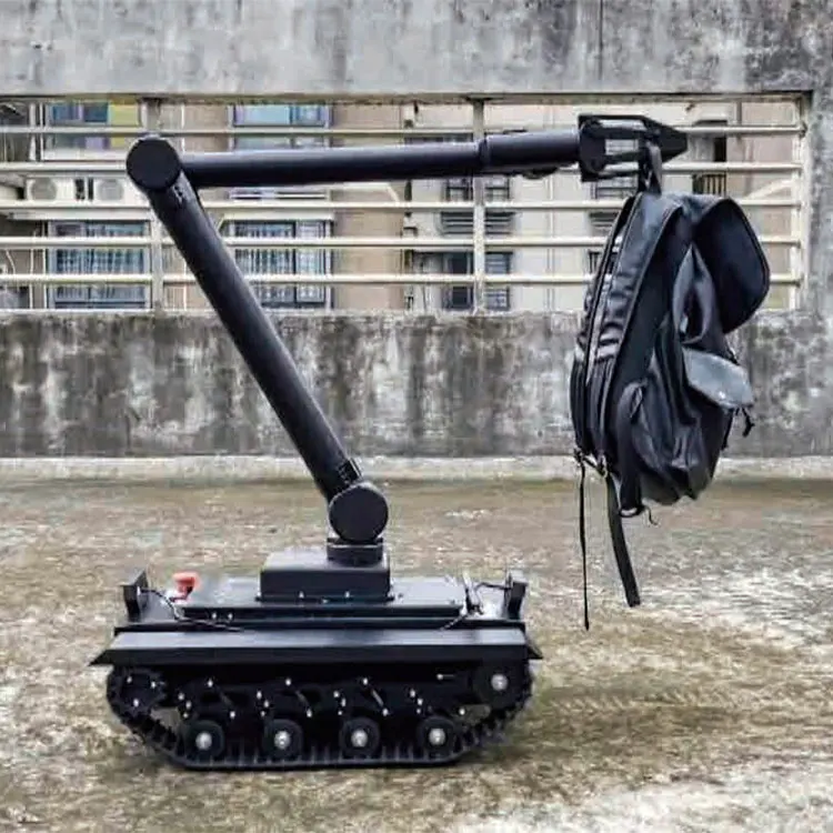 TS5.0 Rubber Steel Wheel Chassis Price Agricultural Unmanned Vehicle Sprayer UGV Tracked Robot Chassis