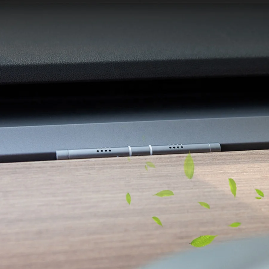 Car Interior Accessories Aluminum Alloy Air Outlet Car Aromatherapy Air Freshener For Tesla Model 3 Model Y