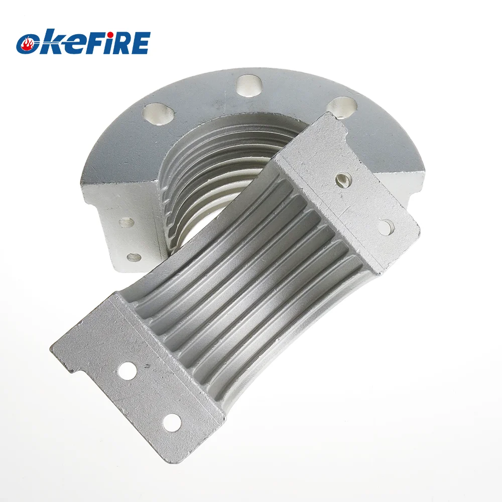 Okefire Aluminum Flange Safety Hose Pipe Clamp DN100 for Piping Fittings