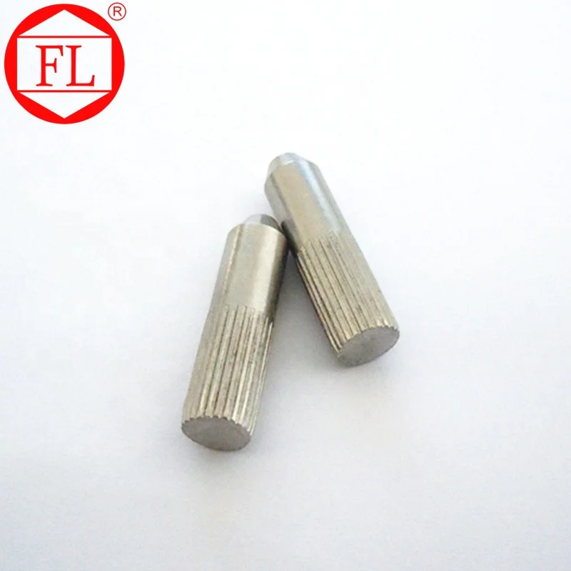 Inox pins and knurling non-standard Stainless steel 304 316 polished Fasteners