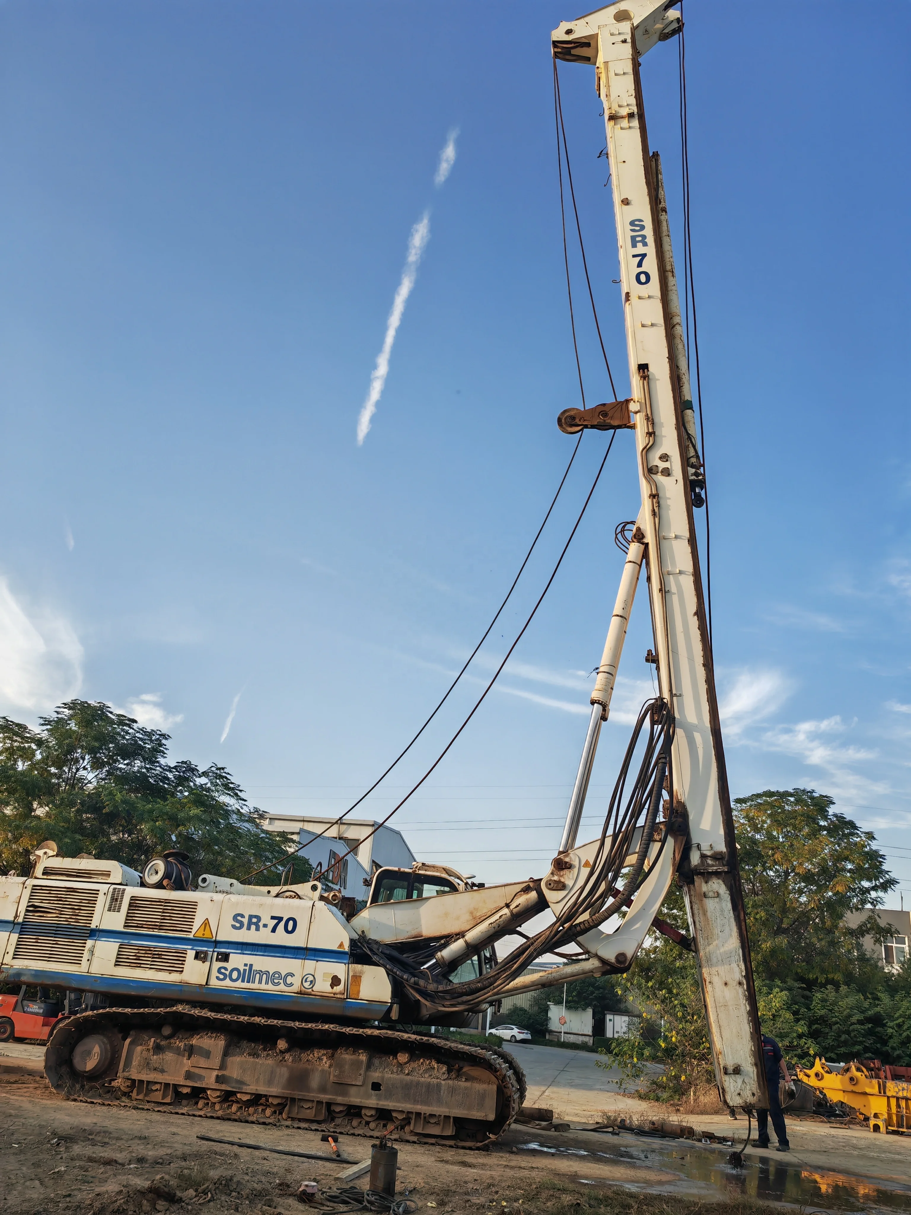 Дешевые Soilmec SR60 SR-70 SR-65 SR80 буровая установка soilmecSR70 Земляная гидравлическая свайная