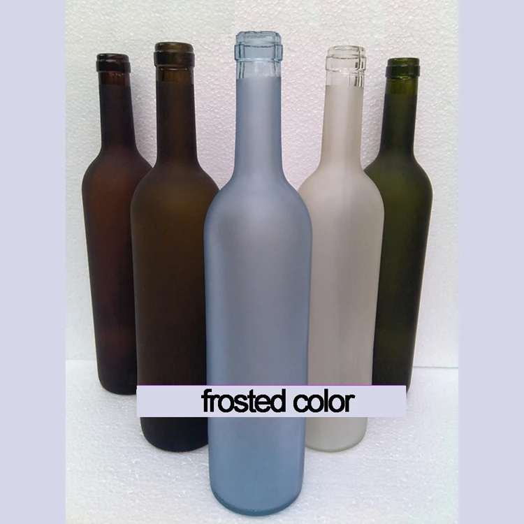 Factory Wholesale OEM Champagne Vodka Alcohol Whisky Beverage Drinking ES16 Straight Wine Beer Glass Bottle