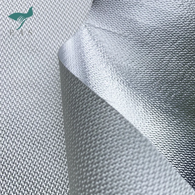 Высокотемпературная алюминиевая фольга Стекловолоконная ткань с силиконовым клеем для теплоизоляции