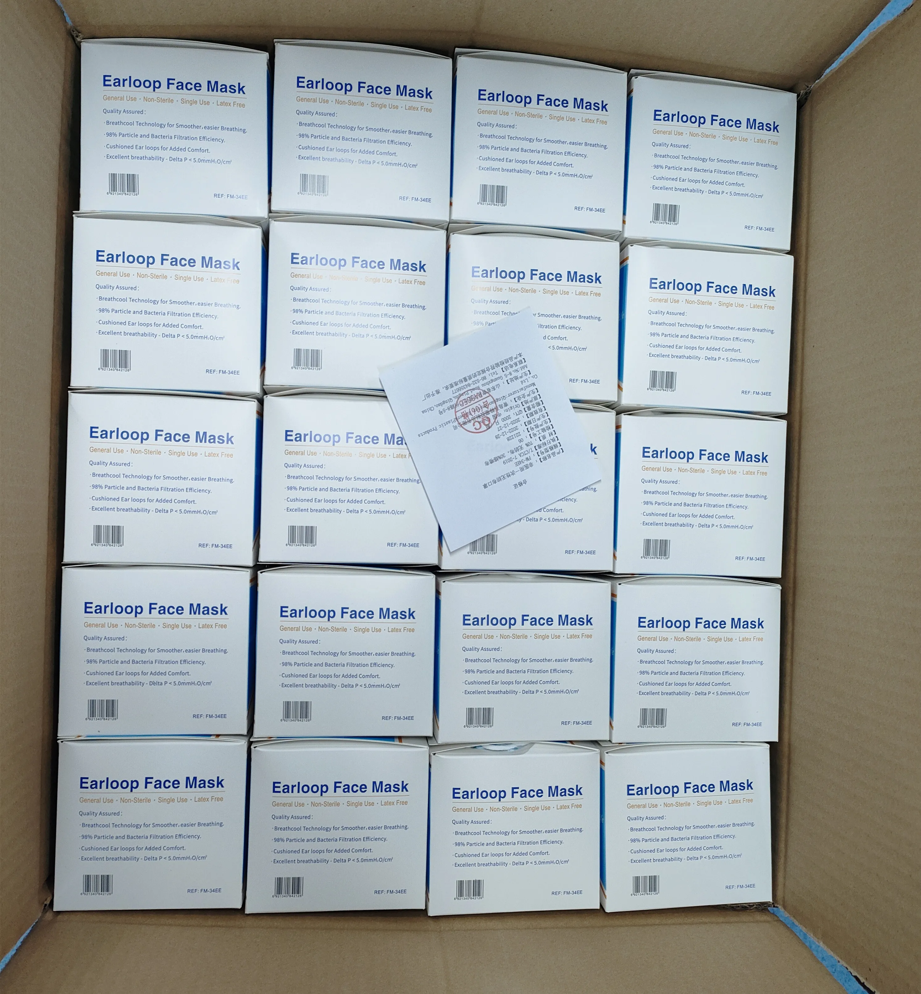 Disposable Medical Face Mask 50 Pcs Face Mask Non Woven Disposable Surgical 3 Ply Earloop Face mask