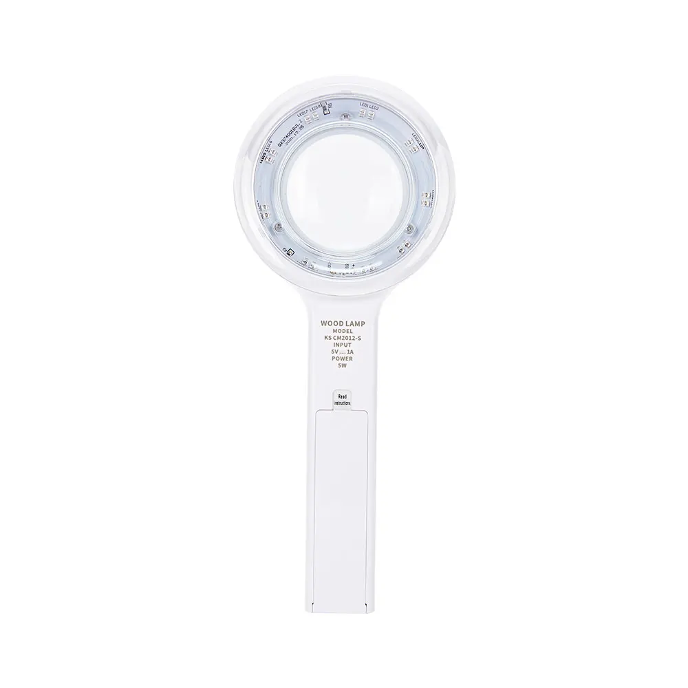 Skin Examination Medical Magnifier Dermatoscope Wood Lamp LED Scalp Fungal Infection Analysis on Sale