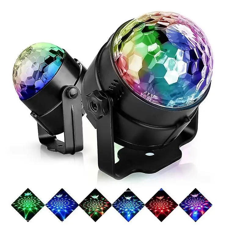 Party Decoration Portable RGB Phone Disco Night Ball Mirror Led Mini USB Magic Romantic Ball Dj Disco Led Light