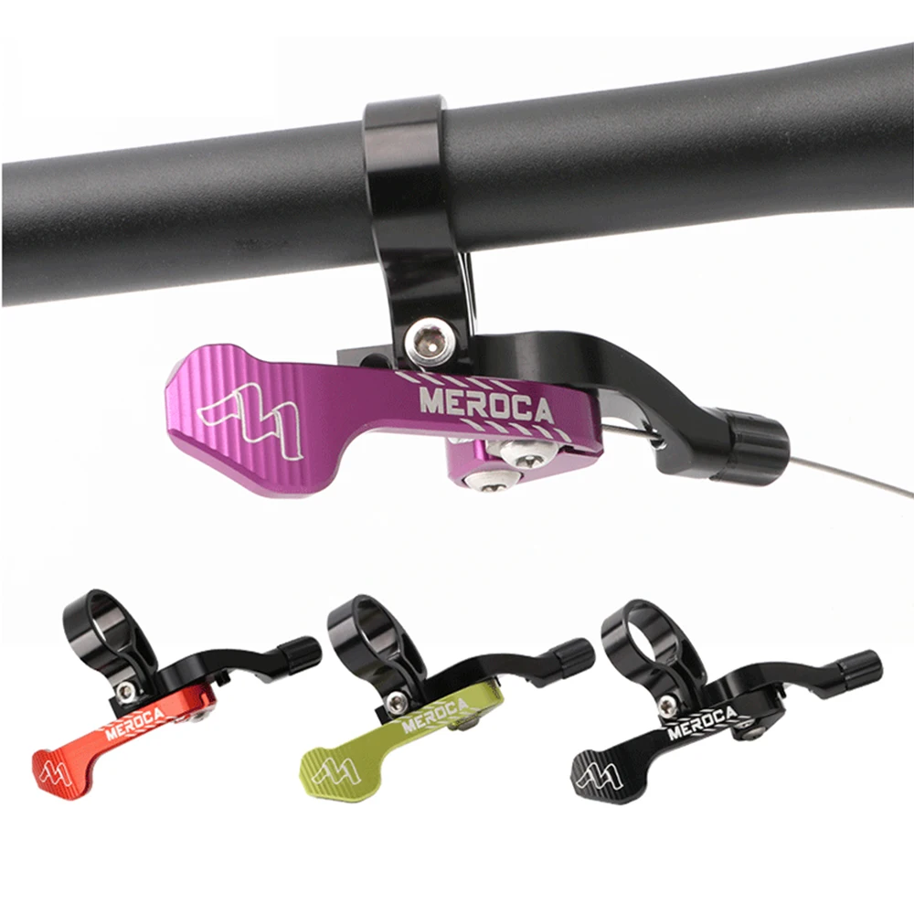 MEROCA MTB Dropper Seat Post Lever Bicycle Seatpost Remote Controller Adjustable Handle Bearing Mechanical Universal Shifter Sty