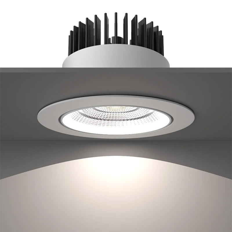 IP20 IP44 IP54 IP65 waterproof 10W 15W 20W 30W 35W COB led down light recessed ceiling SMD downlights indoor lighting
