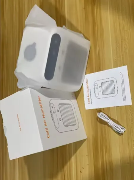 Personal Air Cooler Upgraded Evaporative Cool Mist Mini Air Conditioner Portable Air Conditioners Cooling Fan for Bedroom Office