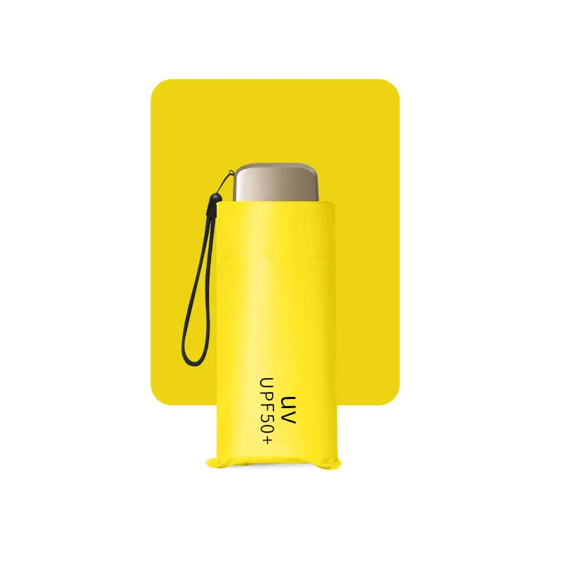 Ultra Low Light 5 Fold Paraguas Umbrellas Mini Pocket Umbrellas Cheap Factory Hot Sale Portable Folding Plastic Bowls CN;ZHE