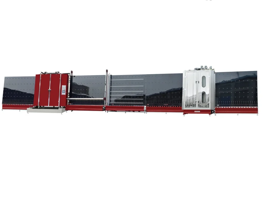 2500x3000mm vertical double glazing glass machine/double glazing glass flat press  production line with gas filling system