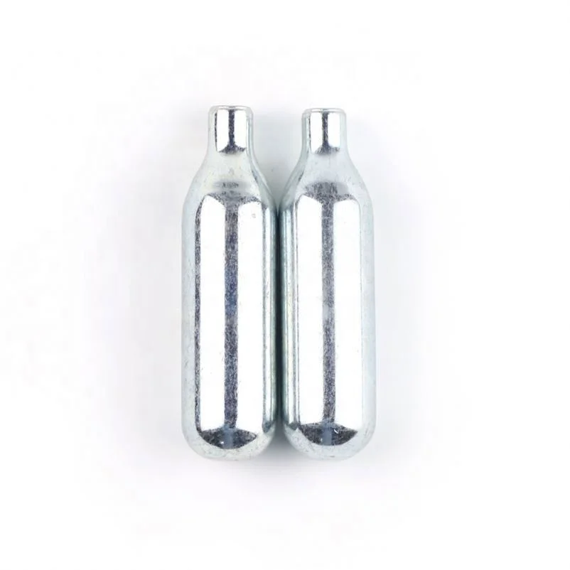Highly recommended 8G/10Cc Customized Liquid CO2 Cartridge/Inflator With Screwless Neck For Soda Water/Beer Machine