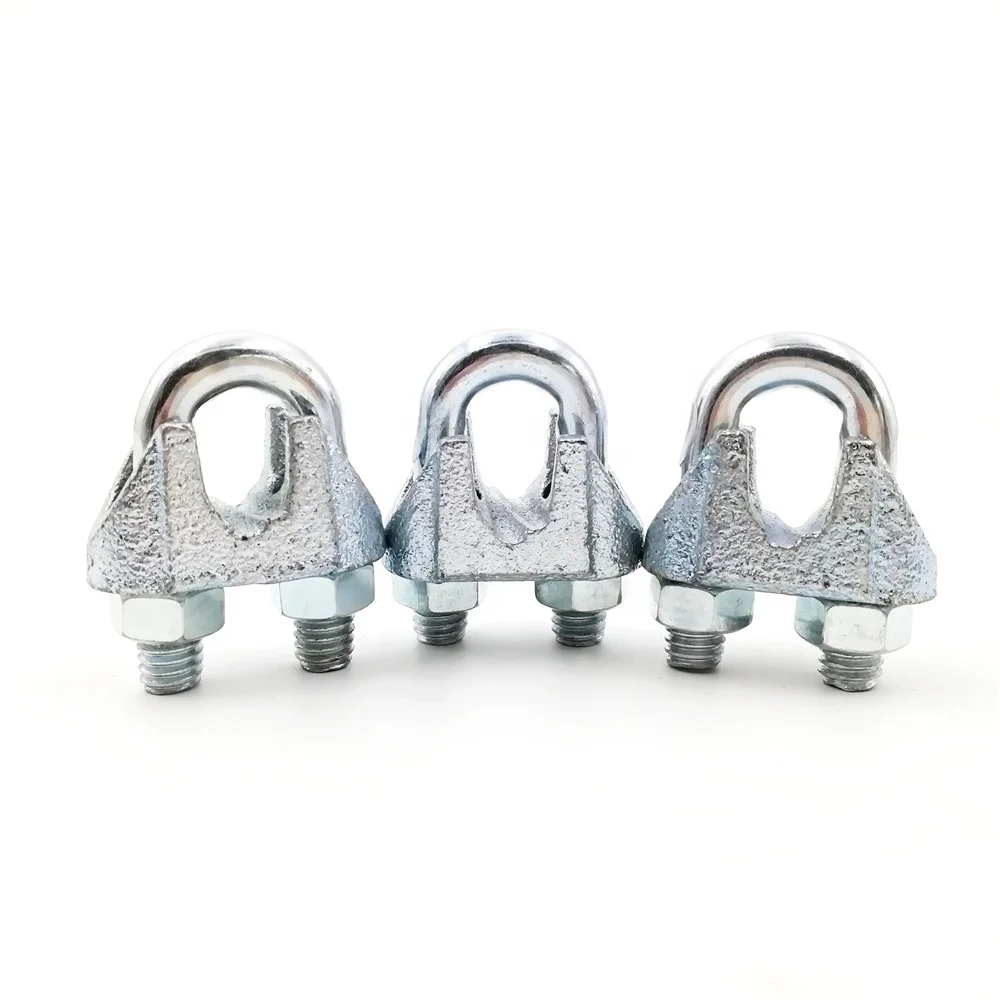 Малогабаритный зажим для проволочного троса американского типа