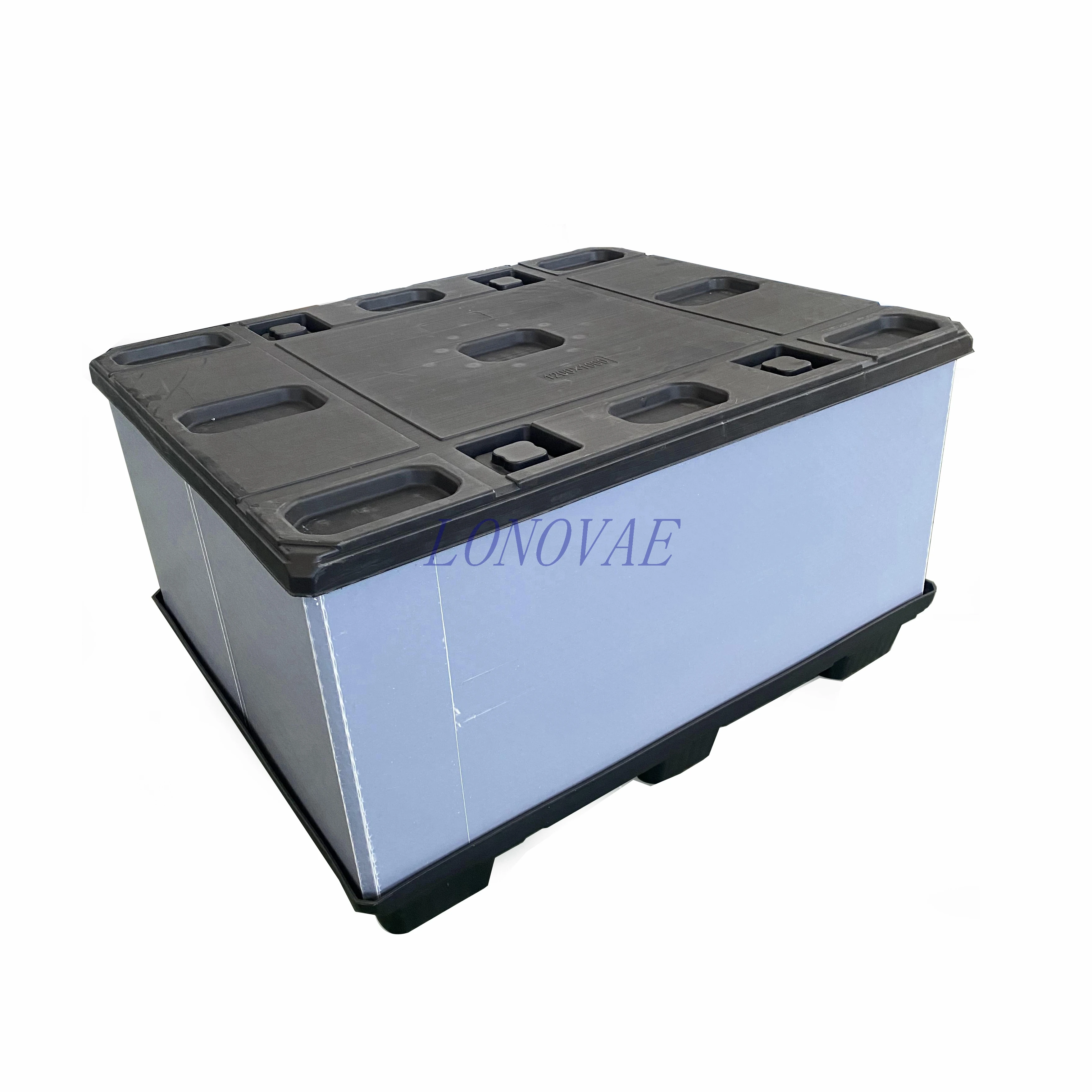 Foldable cheap sleeve pack paquete de manga Plastic Pallet Box