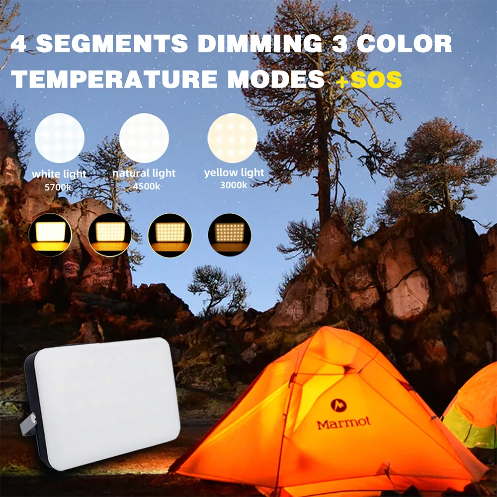 High power 4500k 1200 lumen  lantern light multi-function waterproof outdoor camping light