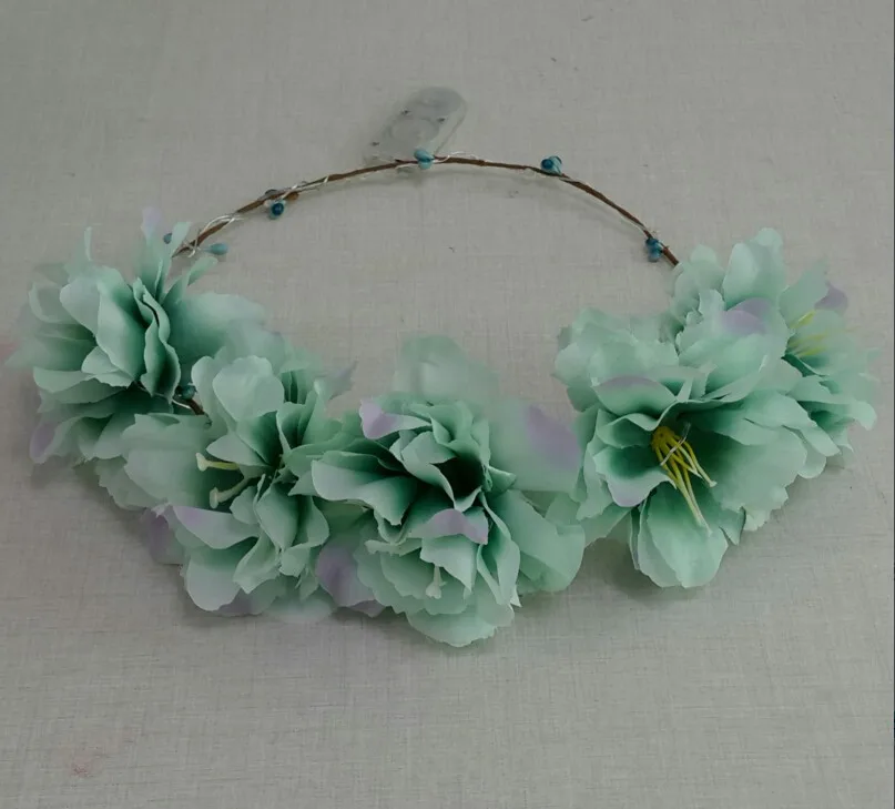 Flash Flower Wreath For  Wedding/Festival/Party  Decoration  LED  Glowing  Flower Garland