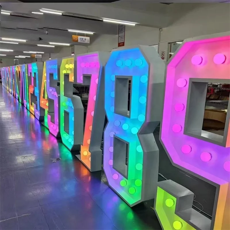 marquee light up letter led numbers 4ft mr and mr sign marry me large big wedding love giant light marquee letter