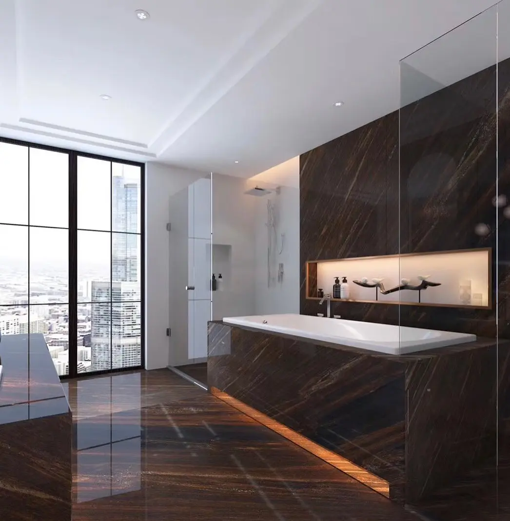 Natural Antique Baltic Brown Granite Price Per Square Foot Brazilian Fantasy Brown Granite Slab